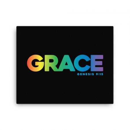 Grace Rainbow canvas-in-16x20-wall
