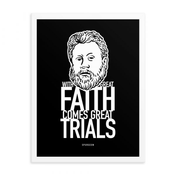 Framed Print - Spurgeon Quote By Reformed Shirt Co.