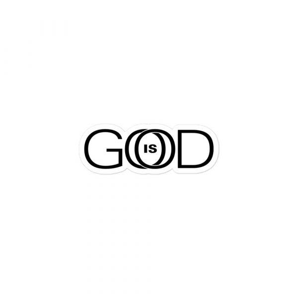 God is Good kiss-cut-stickers-3x3-default