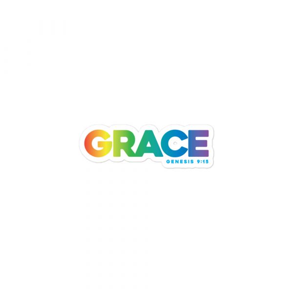 Grace Rainbow kiss-cut-stickers-3x3-default