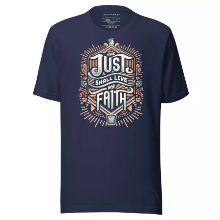 The Just Shall Live By Faith Men's Staple T-Shirt