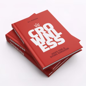 Crownless Christian Juvenile Book Novel Stack of Three Books Displaying the Cover