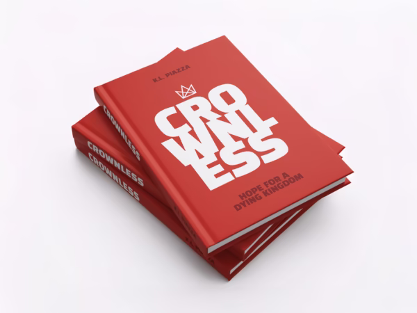 Crownless Christian Juvenile Book Novel Stack of Three Books Displaying the Cover