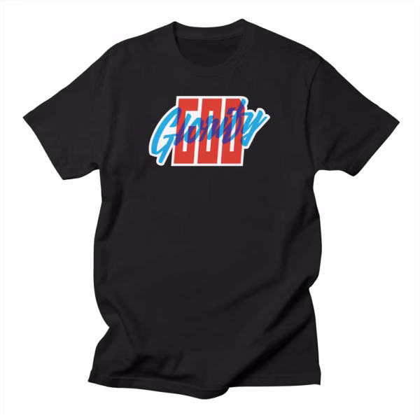 glorify god black tee shirt reformed shirt co