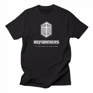 reformers to the glory of god alone reformed shirt co
