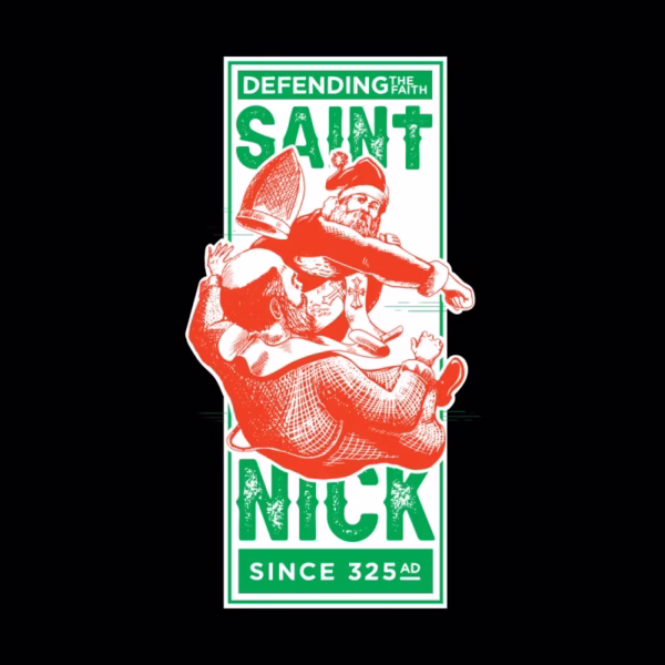 saint nicholas defending the faith since ad reformed shirt co