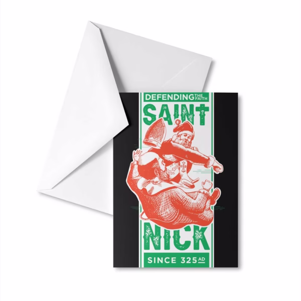 saint nicholas defending the faith since ad reformed shirt co